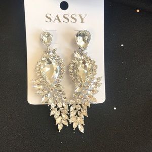 Silver Chandelier Earrings